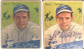 There are 12699 baseball cards vintage for. More Fake Pre War Signed Cards Found
