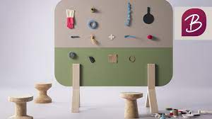 Forbo bulletin board linoleum material is suited for use as a notice board and provides a functional finish to walls, furniture, door panels and cupboards. Forbo Bulletin Board Die Designstarke Linoleum Pinnwand Bricoflor Blog