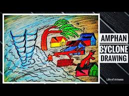 Cyclone amphan bigger disaster than coronavirus, indian state's chief minister says. Amphan Cyclone Easy Drawing Life Of Artness Youtube