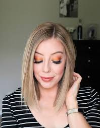 Use a fluffy brush to blend the color into your crease and soften any harsh lines. Fall Orange Eyeshadow Look Tutorial Kindly Unspoken