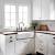 Modern White Kitchen Cabinets With Wood Countertops