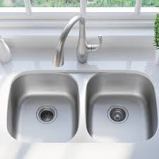 double bowl kitchen sink