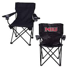 Victorystore Outdoor Camping Chair Northern Illinois Universityniu Black Folding Camping Chair With Carry Camping Chair Folding Camping Chairs Camping Chairs