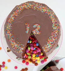 Pinata Cake Au Chocolat Gateau Pinata Comment Faire Un Gateau Idee Gateau