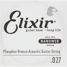ELIXIR E14127 27 PHOSP NANO 027 SINGLE STRING | Strings & Things