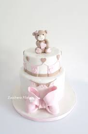 Cake Girl Christening Teddy Bears 39 Best Ideas Girl Cakes Baby Shower Cakes Baby Girl Cakes