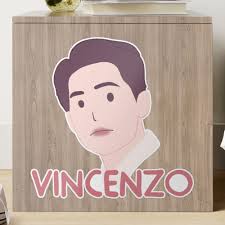 Sticker for Sale avec l'œuvre « Vincenzo Cassano Fan Art » de l'artiste  cimong