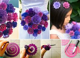 Wonderful Diy Gorgeous Paper Flower Bouquet For Wedding Paper Flower Bouquet Paper Flower Bouquet Diy Paper Flowers