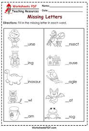 Choose the template that you need from the free templates we have prepared. Missing Letters Worksheets Pdf Free Printables