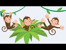 Yatakta Ziplayan Bes Kucuk Maymun Five Little Monkeys Jumping On The Bed Youtube