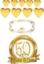 08º bodas de oro (anecdotas) by donostude 85 views. Bodas De Oro Toppers Para Tartas Bizcochos O Pasteles Para Imprimir Gratis Oh My Bodas