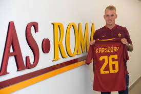 Player of as roma and the dutch national team. Official Roma Sign Karsdorp