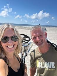 Searching for a missing wedding ring at Folly Beach