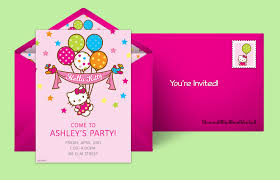Scan guna smartphone, pastu tau la rahsia disebalik kad ucapan ar. Free Hello Kitty Invitations Hello Kitty Online Invitations Punchbowl