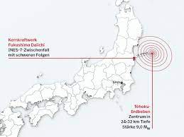 Durch den reaktorunfall in fukushima im jahr 2011 wurden radioaktive stoffe (radionuklide) in die atmosphäre freigesetzt. Base Fukushima