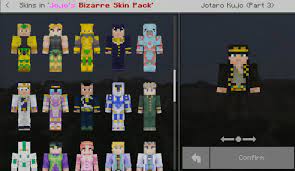 Submitted 2 years ago * by jonkfu_two. Mcpe Bedrock Jojo S Bizarre Skin Pack Minecraft Skins Mcbedrock Forum