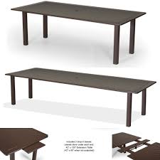 Create a relaxed yet elegant alfresco dining space with the help of the mississippi casual dining setting. Telescope Casual 42 X 88 120 Mgp Expanding Dining Table 5290