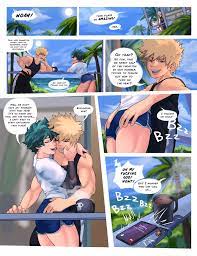 Yaoi porn comics Boku no Hero Academia – BKDK Vacation. Pairing: Katsuki  Bakugo & Izuku Midoriya