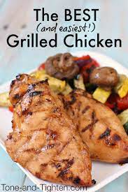 The Best Grilled Chicken Recipe Only 4 Ingredients Grilled Chicken Recipes Easy Grilled Chicken Recipes Best Grilled Chicken Recipe