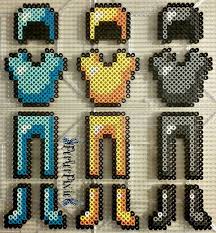 Minecraft Armor By Perlerpixie Minecraft Beads Hama Beads Design Diy Perler Beads
