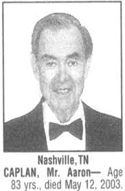 Aaron Caplan (1919-2003)