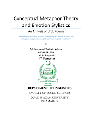 PDF) Conceptual Metaphor Theory and Emotion Stylistics: An ...
