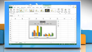 how to change the layout or style of a chart in excel 2013 part 1