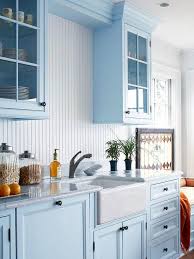Decorate A Farmhouse Kitchen Cottage Style Kitchen Light Blue Kitchens Painted Kitchen Cabinets Colors