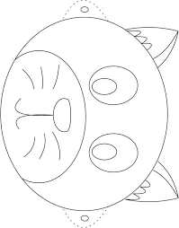 mascaras de carnaval para colorir de animais - Escola Educação