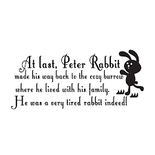 Welcome to these rabbit quotes of the day from my large collection of positive, romantic, and funny quotes. Download Peter Rabbit Child Wall Quote Rabbit Quote Png Image With No Background Pngkey Com