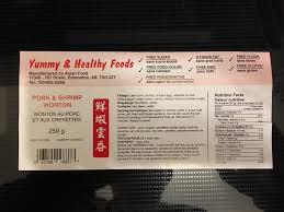 30 Wonton Wrappers Nutrition Label Labels Database 2020
