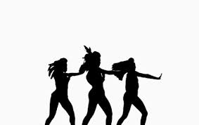 Black And White Dancer Silhouette Black And White Dance Cartoon Dancing Animated Gif Beyonce Single Ladies Dancing Animated Gif Single Ladies Gif