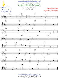 What Child Is This For Alto Saxophone Free Sheet Music