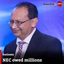 More than US$90 million remains outstanding to the National Energy  Corporation (National Energy), as delinquent users of its port and pier  facilities continue to withhold payments long overdue. For more:  https://www.guardian.co.tt/business/nec-owed ...