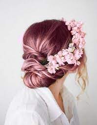 Ombre Hair Rose Teinture Cheveux Coiffure Rose Cheveux Rose