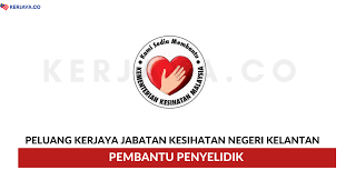 Visi misi objektif latar belakang carta organisasi piagam pelanggan msiso 9001:2008 transaksi online statistik jknk. Jawatan Kosong Terkini Jabatan Kesihatan Negeri Kelantan Pembantu Penyelidik Kerja Kosong Kerajaan Swasta
