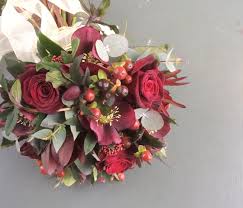 Wedding bouquet real touch red white and black calla lily | etsy. Love Is In The Air Pulteney Bridge Flowers
