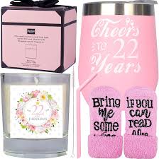 Put a personal spin on such gifts by selecting goods that reflect her personal interests, travels and. Amazon Com 22nd Birthday Gifts For Women 22nd Birthday 22nd Birthday Tumbler 22nd Birthday Decorations For Women Gifts For 22 Year Old Woman Turning 22 Year Old Birthday Gifts Ideas For Women