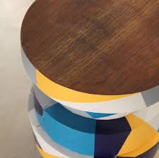 Constructed of sturdy wood, the set is beautifully painted in rainbow colors, with fruit and vegetable patterns. Carnivale Hand Painted Table Architonic