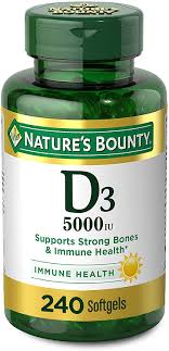 Feb 09, 2021 · vitamin d is a nutrient your body needs for building and maintaining healthy bones. Buy Vitamin D3 By Nature S Bounty For Immune Support Vitamin D Provides Immune Support And Promotes Healthy Bones 125 Mcg 5000iu 240 Softgels Online In Hungary B00dn4vca2