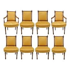 Antique set of four original scandinavian empire or biedermeier dining chairs. Vintage New Empire Dining Chairs For Sale Chairish