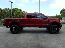 2017 Ford F 250 Platinum Custom Truck Red Lifted 24 Lifted Trucks Lifted Ford Trucks Custom Trucks