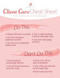 Get premium tape in hair extensions that last up to 1 year. 10 Tips For Your Clients With Tape In Hair Extensions Walker Tape