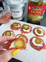 Thm S Keto Snack Pepperoni Cream Cheese Sliced Pickled Jalapenos Keto Snacks Keto Recipes Dinner Keto Recipes Easy
