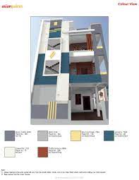 This color looks good when used for the small houses. Color Combination Small House Elevation Design House Outside Design Single Floor House Design