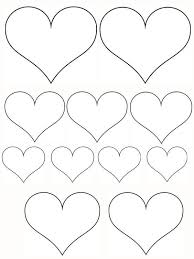 Petits Coeurs Et Coeur Gros Heart Template Valentine Crafts Mothers Day Crafts