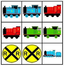 Life In The Motherhood Train Matching Game Free Printable Train Activities Lesson Plans For Toddlers Trains Preschool