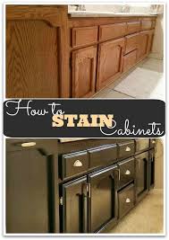 How To Gel Stain Cabinets Staining Cabinets Gel Staining Cabinets Kitchen Cabinets Makeover