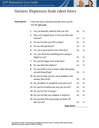 Geriatric Depression Scale Fill Online Printable Fillable Blank Pdffiller