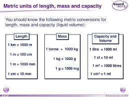 metric units of capacity and mass world of reference